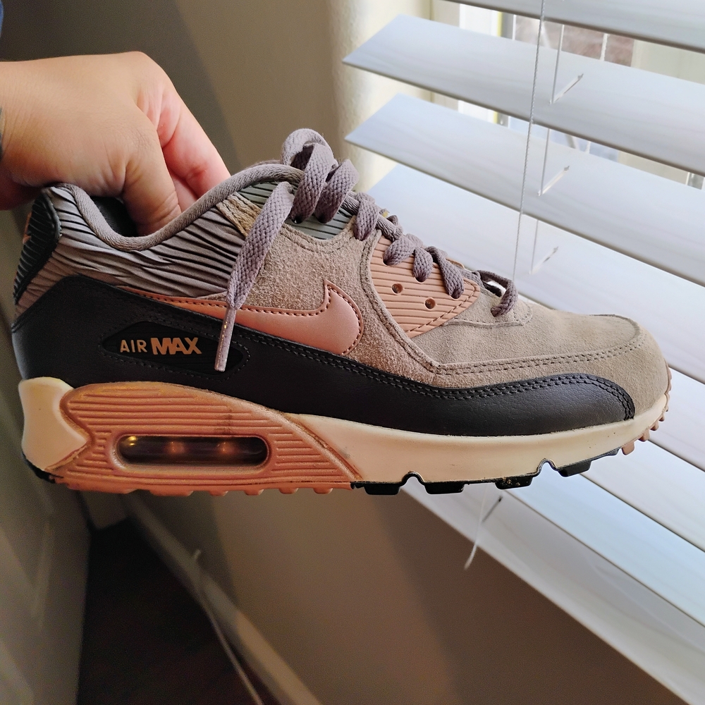 Nike Air Max Sneakers in Gray and Pink
